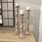Colville 3 Piece Wood Tabletop Candlestick Set-292179807
