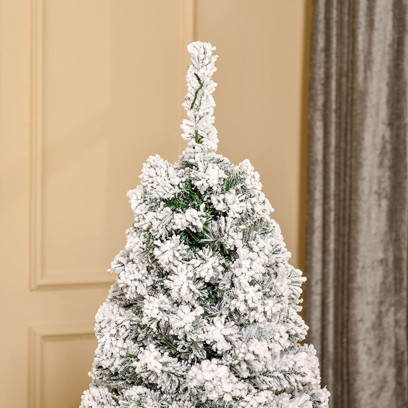 Lighted Artificial Pine Christmas Tree, 6' H