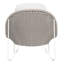 Chaise de patio avec coussins sunbrella Archipelago