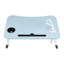 60Cm Foldable Laptop Bed Table Desk with USB Ports-1477129278