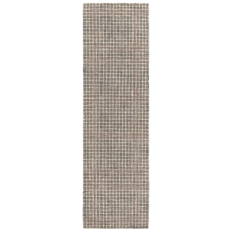 Tietjen Tufted Wool & Cotton Performance Geometric Rug, Runner 2'3" x 8'