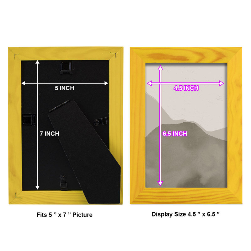 «Cloud Kiss II», reproduction d'art sur papier, H 7 po x l 5 po x P 1 po, Jaune