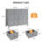 Modern 7-Drawer Dresser with Nickel Round Handles, Stylish Wood Organizer with Deep Drawers-56584294