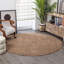 Dark Beige Modern Shaggy Rug, Plain Stain Resistant Easy to Clean Rug For Living Room, Dining Room, Bedroom, Kitchen-1214677943