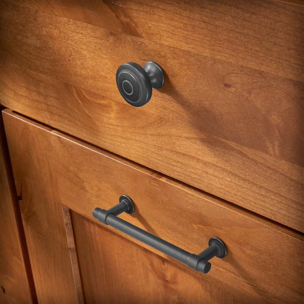 Francisco Bar Cabinet Pull, Soft Iron, 5"