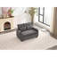 Fauteuil inclinable en cuir futon 3-en-1-101914178
