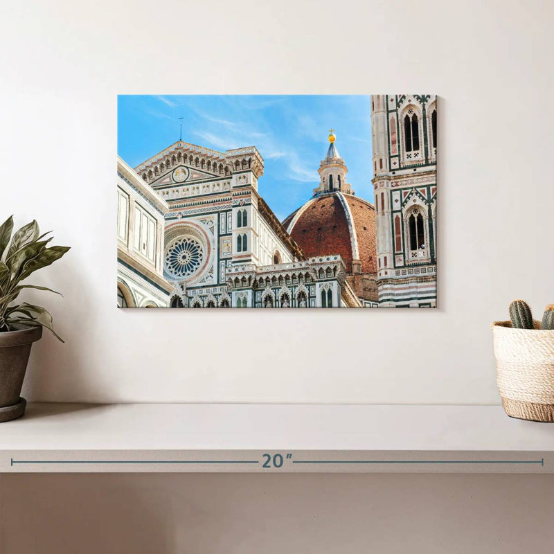 Cathédrale historique de Nicci, Florence, H 8 po x l 12 po