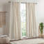 Panneau de rideau en coton 1PC 50X108 avec rayures et doublure en chenille-1107601164-1107601266