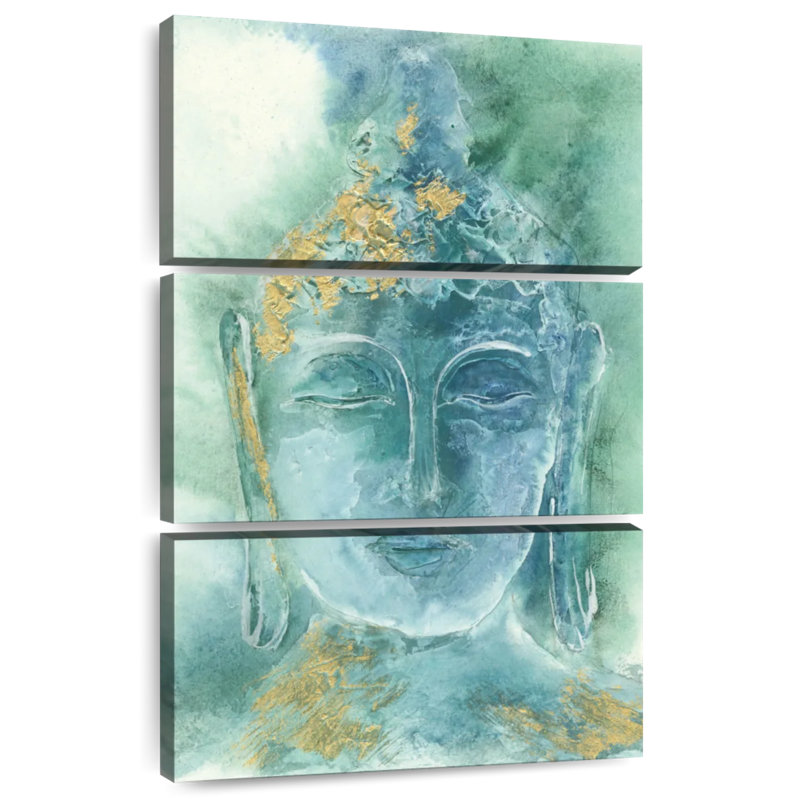 Bouddha doré Leisha I, H 38 po x l 24 po