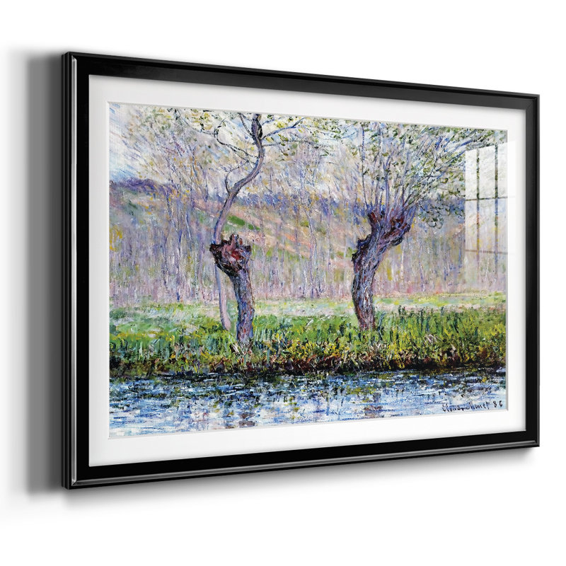 Saules au printemps, 1886, Noir, H 27 po x l 39 po x P 1,5 po
