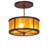 18" Wide Smythe Craftsman Semi-Flushmount