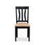 Ensemble de table de salle à manger 5 pièces comprenant une table de cuisine ronde avec Dropleaf et 4 chaises de salle à manger rembourrées en tissu de lin, 42 po x 42 po, noir-823365965-823365966-823366000