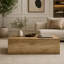 Table basse, table d'appoint en bois aggloméré de style naturel-1387816646
