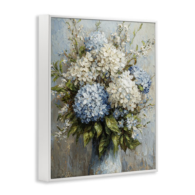 Muted Classic Hydrangeas Framed Giclee, design by Franklyn Gregory