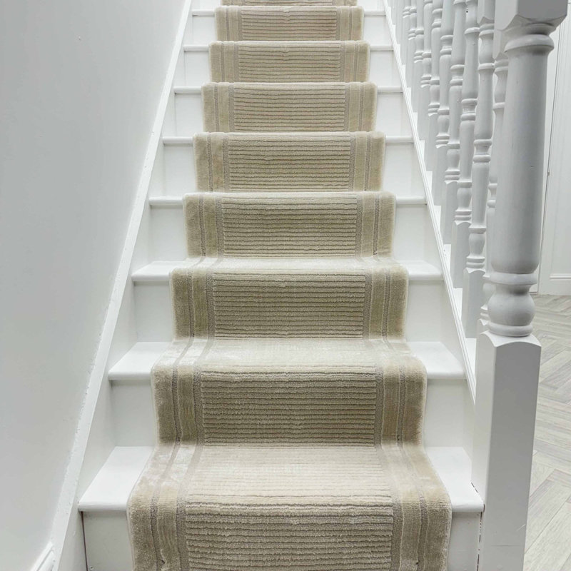 Stair Runner Geometric Area Rug, Runner 66 x 480 cm