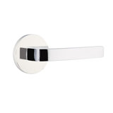 Breslin Flat Privacy (Bed & Bath) Door Lever with Round Rosette