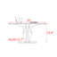 Modern simple sintered stone porch table-529800937
