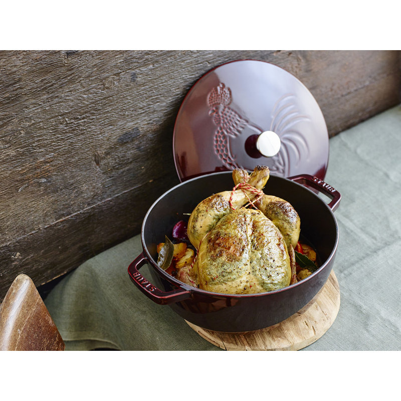 Cast Iron 3.8-qt Essential French Dutch Oven, Grenadine