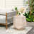 Hexagonal MGO Accent Table with Modern Geometric Design
