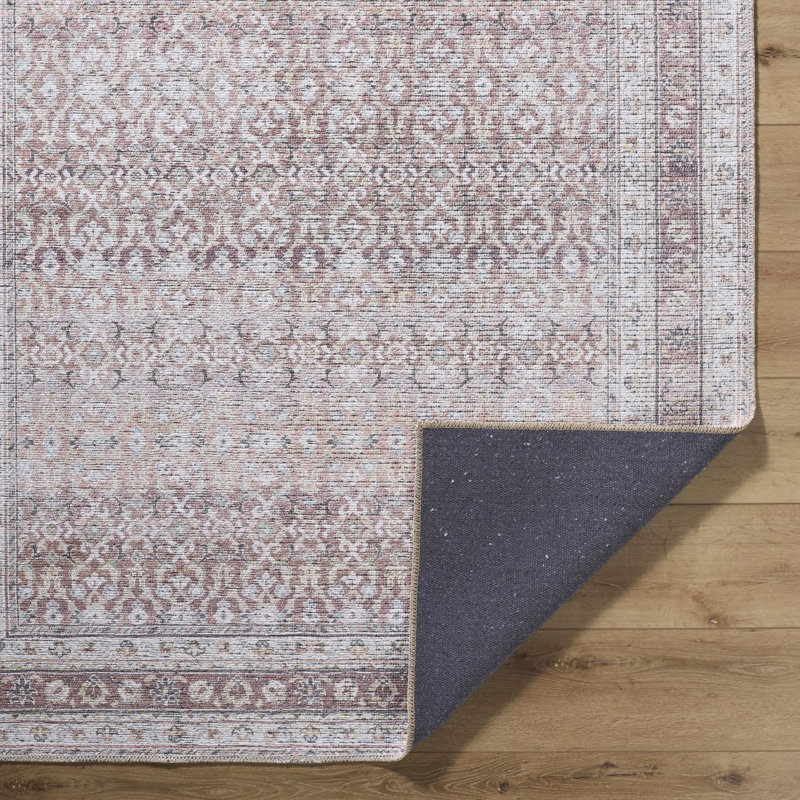 Angiela Machine Washable Indoor Rug, Rectangle 8'10" x 11'11"