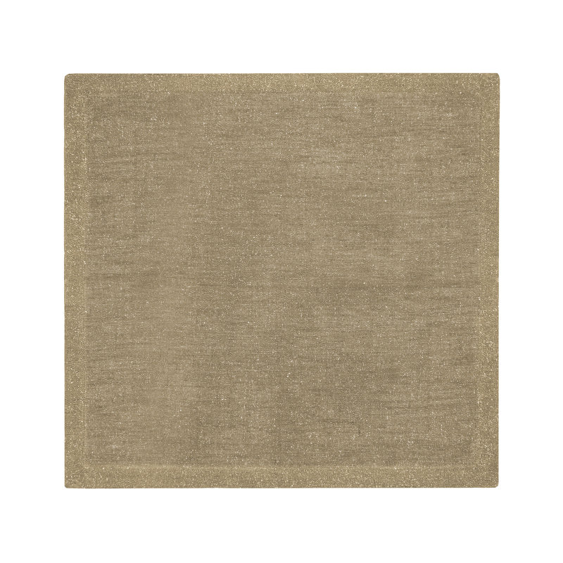 La Classica 4 Piece Linen Napkin Set, Natural/Gold