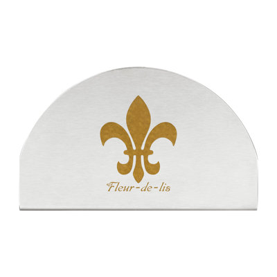 Stainless Steel Fleur-De-Lis Napkin Holder