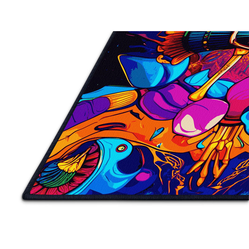 Psyche Flicker Rug, Rectangle 6' x 9'