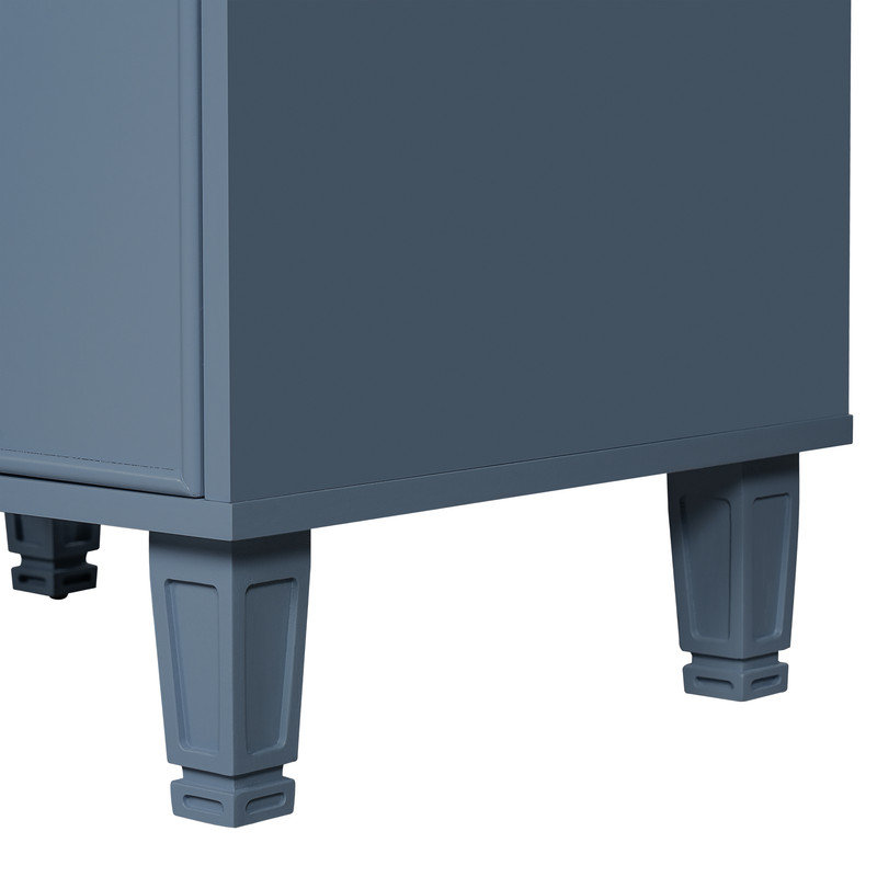 Meuble-lavabo moderne avec lavabo, tiroir profond et paniers coulissants