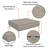 Outdoor Square Printed Cushion Cover, Decorative Cushion Sofa Cover With Piping-1769647904