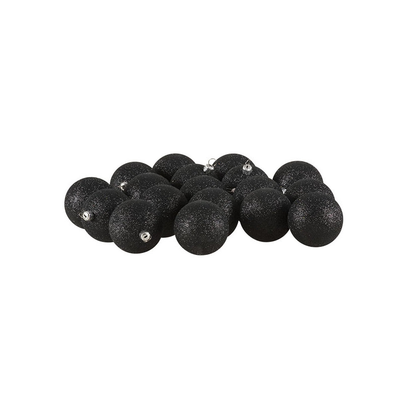 6cm Bauble, Black