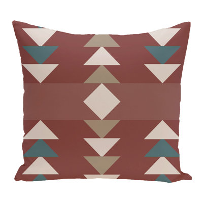 Geometric Outdoor Reversible Throw Pillow