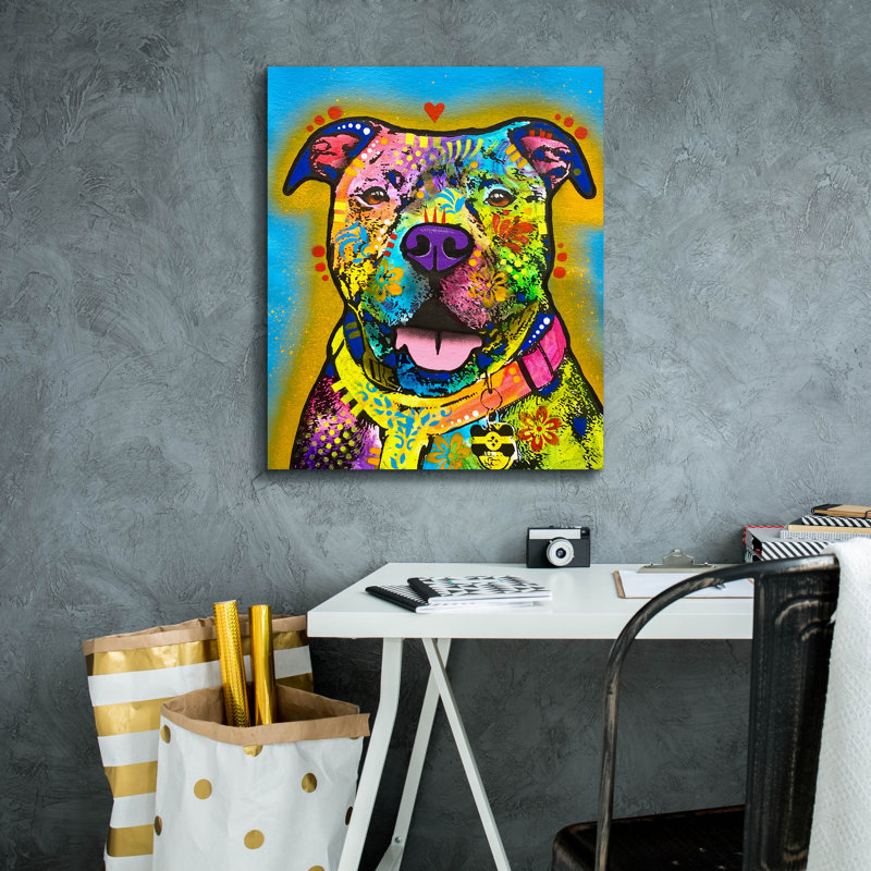 'Dialect' by Dean Russo Canvas Wall Art, 24" H x 20" W x 0.75" D
