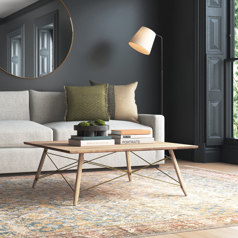 Toluca Solid Wood Top Single Coffee Table