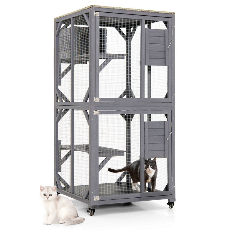 Cage pour chat avec boîte de repos Zayne