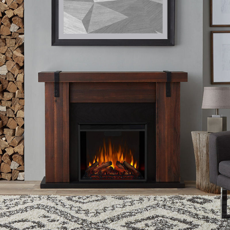 Aspen 49" Electric Fireplace by Real Flame, Chestnut