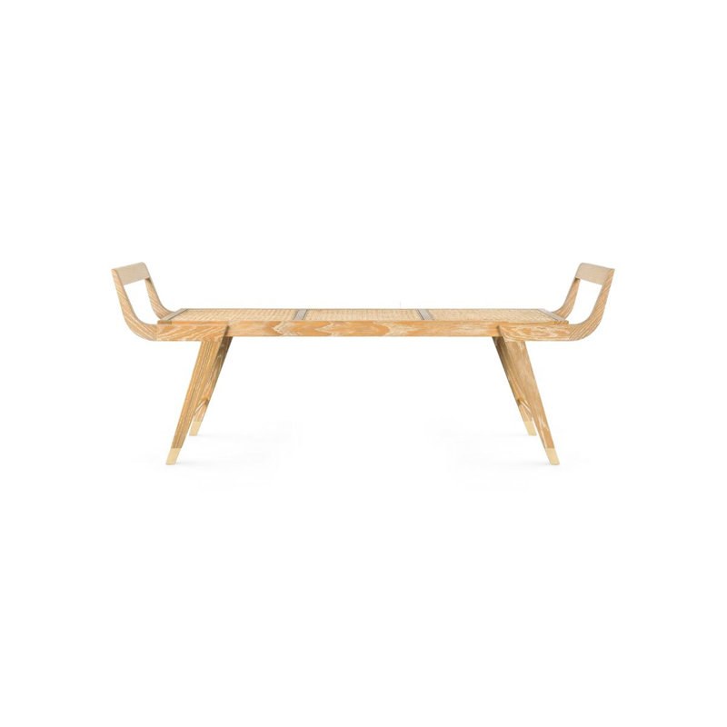 Delon Solid Wood Bench, Natural