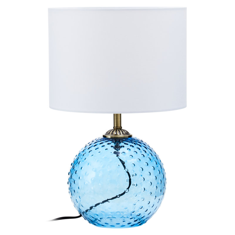 Cusumano Glass Table Lamp, Blue