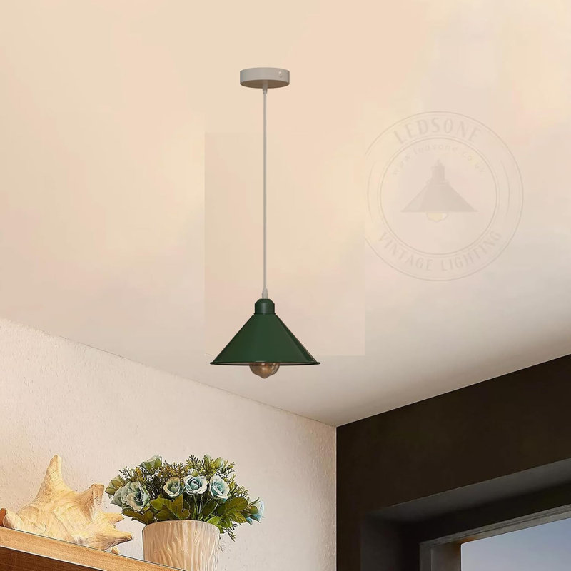 Colston 1 - Light Pendant, Green