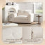 Canapé simple de 42 po x 33 po, fauteuil avec siège large, chargeur à deux ports, conception tirée et capitonnée, mousse à haute densité, convenable et appartement, chenille-301633821
