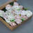 Artificial Flowers DIY Combo Set Silk Roses Box with Stems for Home Decor