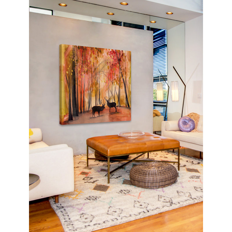 Christine Lindstrom - Wrapped Canvas Painting, 61cm H x 61cm W x 3.81cm D
