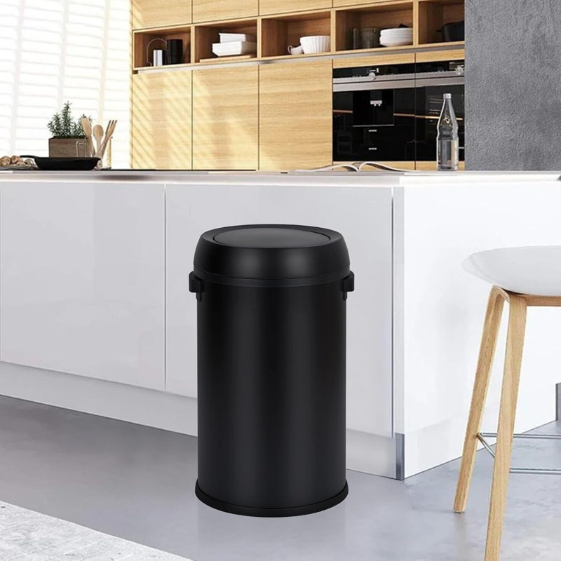 Stainless Steel Touch Top Kitchen Trash Can - 65L