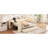 Full Size Beige Upholstered Platform Bed With Storage Desk, 2 Ports And Trundle, Easy To Assemble Alone In Storage, Desk Charging Ports, Trundle For Apartments-563192632
