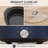 4 Quart Slow Cooker and Mini Food Warmer with 3 Heating Settings, Removable Ceramic Pot, Glass Lid, Stainless Steel, Blue
