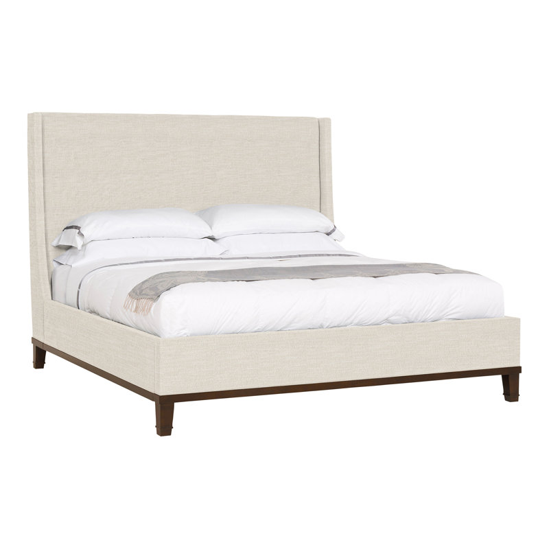 Michael Weiss Cleo Queen Upholstered Bed, Nadia Linen, California King, Casa Blanca
