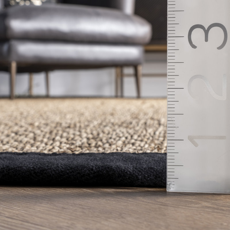 Nasim Flatweave Farmhouse Seagrass Tan Rug, Rectangle 2'6" x 4'