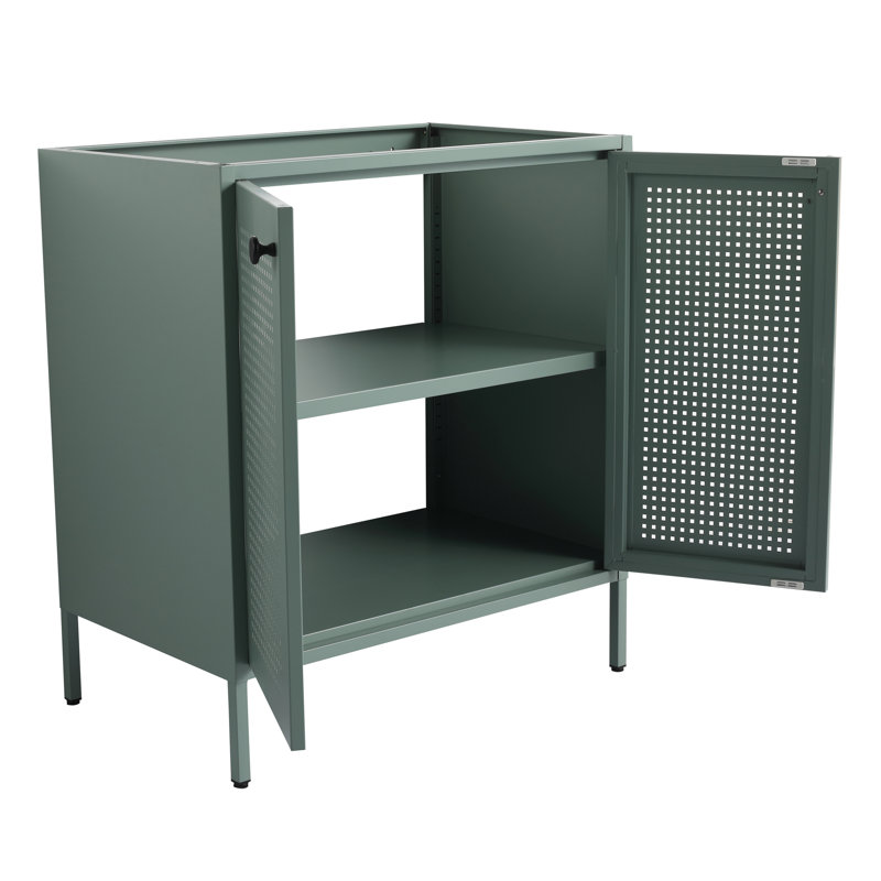 Meuble-lavabo autoportant (à l'exception du lavabo supérieur), Vert menthe, Vert menthe