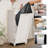 Tilt Out Trash Can Cabinet Wooden with Negative Ion and Deodorizing Kitchen Trash Bin Laundry Sorter-101041970