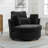 Kenmari 42.3" W Slipcovered Swivel Barrel Chair and Ottoman-195034251