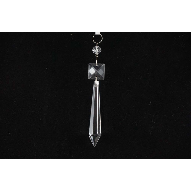 Ornement en forme de fleuron Spear, Transparent